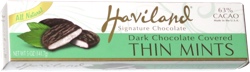 Haviland Signature Chocolate Dark Chocolate Covered Thin Mints