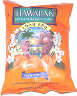 Hawaiian Kettle Style Potato Chips Luau BBQ