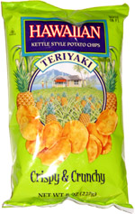 Hawaiian Kettle Style Potato Chips Teriyaki