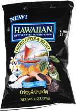 Hawaiian Kettle Style Potato Chips Cracked Pepper & Sea Salt