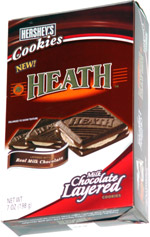 Hershey's Heath Milk Chocolate Layered Cookies