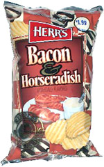 Herr's Bacon & Horseradish Rippled Potato Chips