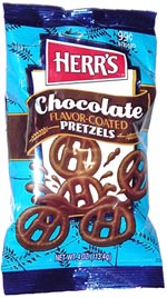 Herr's Chocolate Flavor-Coated Pretzels