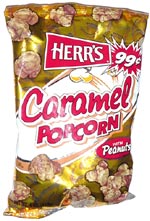 Herr's Caramel Popcorn With Peanuts