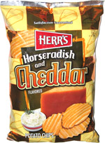 Herr's Horseradish and Cheddar Potato Chips
