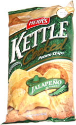 Herr's Kettle Cooked Jalapeño Flavored Potato Chips