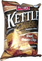 Herr's Kettle Cooked Dark Potato Chips Russet Potatoes