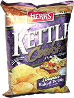 Herr's Kettle Cooked Potato Chips Loaded Baked Potato