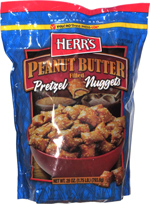 Herr's Peanut Butter Filled Pretzel Nuggets