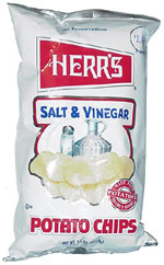 Herr's Salt & Vinegar Potato Chips