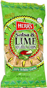 Herr's Salsa & Lime Tortilla Chips
