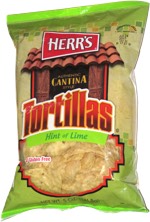 Herr's Authentic Cantina Style Tortillas Hint of Lime