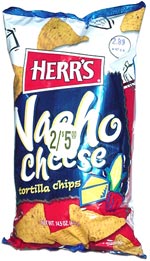 Herr's Nacho Cheese Tortilla Chips