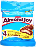 Almond Joy Milk Chocolate Dipped Cookies