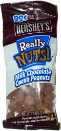 Hershey's Really Nuts! Milk Chocolate Cocoa Peanuts