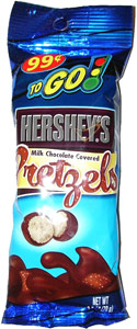 Hershey's Milk Chocolate Covered Pretzels To Go!