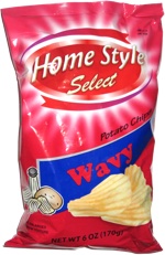 Home Style Select Potato Chips Wavy