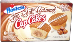 Hostess Sea Salt Caramel Cup Cakes
