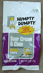 Humpty Dumpty Sour Cream & Clam Ripple Chips