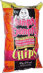 Humpty Dumpty Grilled Cheese & Ketchup Chips