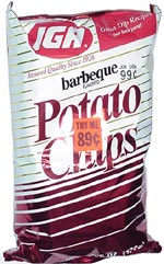 IGA Barbeque Potato Chips