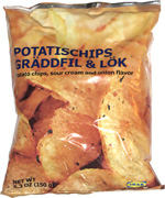 Potatischips Gräddfil & Lök