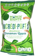 Munch Rights Incredi-Puffs Sensational Cinammon Apple