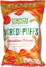 Munch Rights Incredi-Puffs Saucilian Pizza