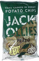 Jack and Ollie's Pesto Potato Chips
