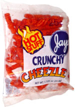 Jays Hot Stuff Crunchy Cheezlets