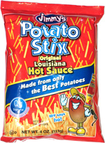 Jimmy's Potato Stix Original Louisiana Hot Sauce