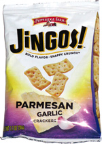 Jingos! Parmesan Garlic Crackers