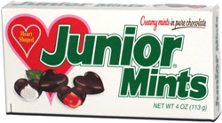 Junior Mints Heart Shaped