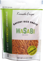 Kameda Crisps Savory Rice Snack Wasabi Big Kick