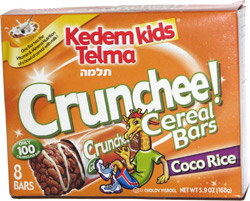 Kedem Kids Telma Crunchee! Cereal Bars Coco Rice