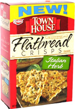 Keebler Town House Flatbread Crisps Italian Herb