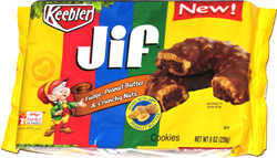 Keebler Jif Fudge, Peanut Butter & Crunchy Nuts