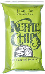 Kettle Chips Jalapeño with Tequila & Lime Hand Cooked Potato Chips