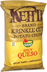 Kettle Chips Krinkle Cut Spicy Queso