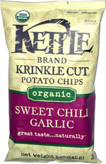 Kettle Krinkle Cut Potato Chips Organic Sweet Chili Garlic