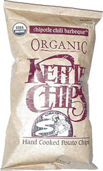 Kettle Chips Organic Chipotle Chili Barbeque Hand Cooked Potato Chips