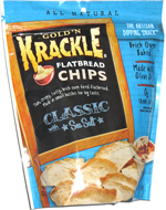 Gold'n Krackle Flatbread Chips Classic Sea Salt