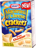Kraft Macaroni & Cheese Crackers White Cheddar