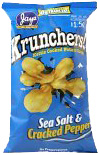 Krunchers! Sea Salt & Cracked Pepper Kettle Cooked Potato Chips