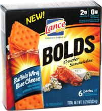 Lance Bolds Cracker Sandwiches Buffalo Wing Blue Cheese