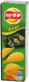 Lay's Stax Seaweed Sushi