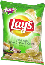 Lay's American Style Cream & Onion Flavour