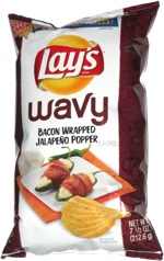 Lay's Wavy Bacon Wrapped Jalapeño Popper