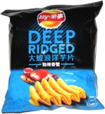 Lay's Deep Ridged Spicy Crab