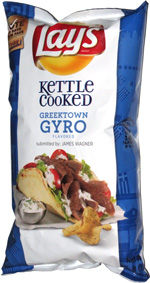 Lay's Kettle Cooked Greektown Gyro